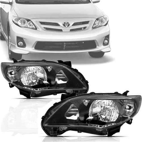 Farol Corolla Xrs 2012 2013 2014 Mascara Negra