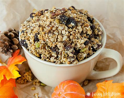 Pumpkin Spice Granola - Living Well Mom