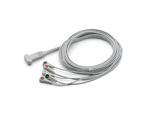 5 Lead Cable Welch Allyn ECG Patient Cable For Use With Vital Sig