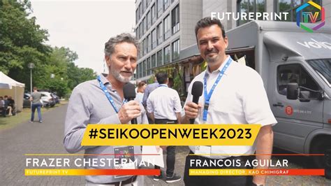 Interview With Francois Aguilar At Seiko Open Week 2023 YouTube