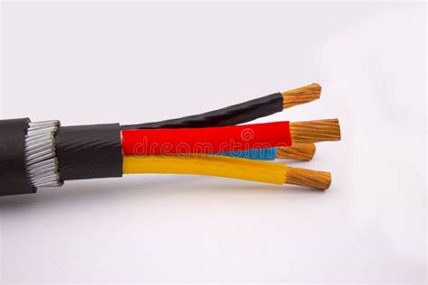 Three Phase Cable Stock Image Image Of Blue Electricity 37407383