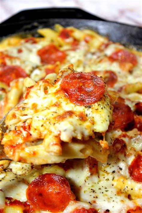 Pepperoni Pizza Macaroni & Cheese Recipe | Yummy pasta recipes, Recipes ...