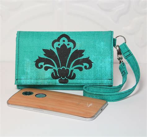 Cell Phone Wristlet Wallet With Cards Iphone 6 Wallet