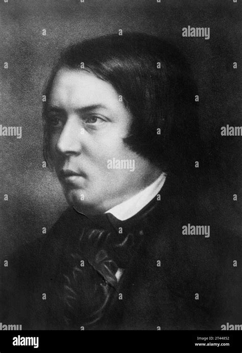 Robert Schumann Portrait Of The German Composer And Pianist Robert