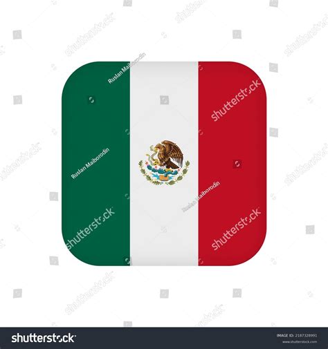 Mexico Flag Official Colors Vector Illustration Stock Vector (Royalty Free) 2187328991 ...