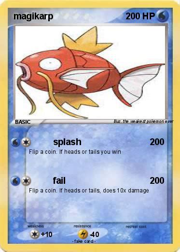 Pokémon magikarp 1467 1467 splash My Pokemon Card