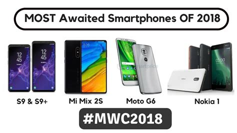 Top 5 Upcoming Phones In MWC 2018 YouTube