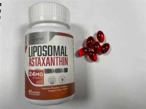 Liposomal Astaxanthin Supplement 24MG Maximum Absorption Antioxidant