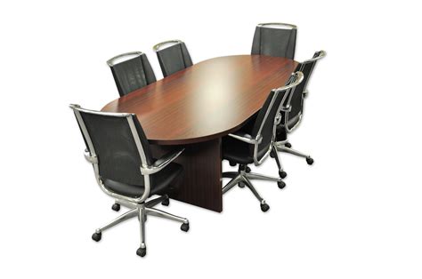 8 Foot Conference Table Racetrack Shape Podanys