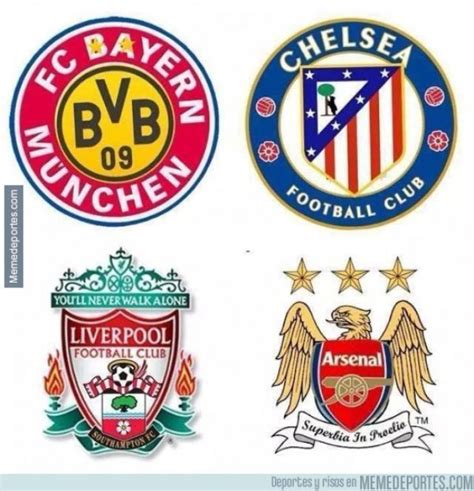 Los Nuevos Escudos De Los Equipos En Europa