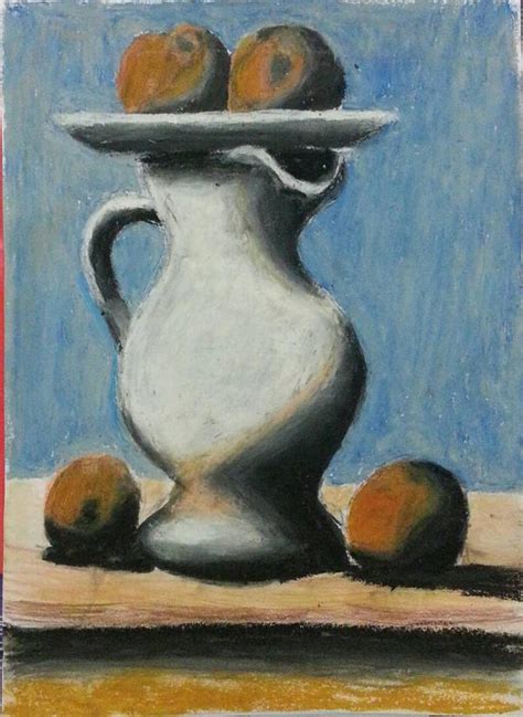 Pablo Picasso Still Life With Pitcher And Apples By Speedfreak03 On Deviantart