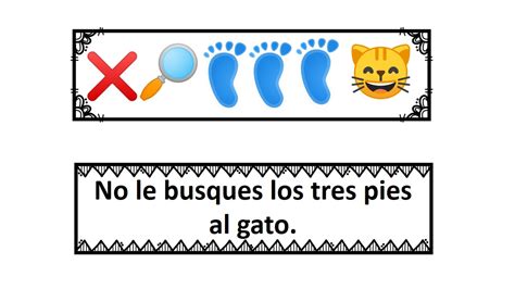 20 Refranes Con Emojis O Emoticonos Para Trabajar En Clase