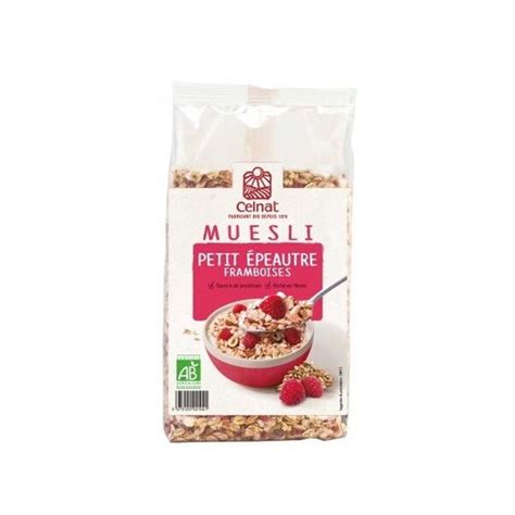 Celnat Muesli Bio Espelta Y Frambuesa G Docmorris Pt