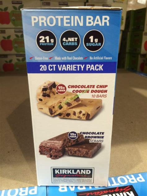 Costco 1014809 Kirkland Signature Protein Bar Box Costco Chaser