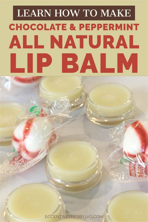 Diy Chocolate And Peppermint Lip Balm