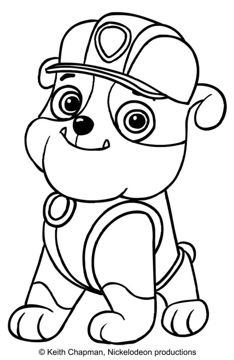 Dessin Pat Patrouille Ruben Coloriage Pat Patrouille Chiot Paw Patrol