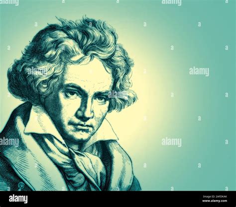 Portrait Bust Of Ludwig Van Beethoven 1770 1827 Hi Res Stock