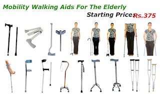 Mobility Walking Aids For The Elderly ~ Wheelchair India : Handicap Products : Online Shopping