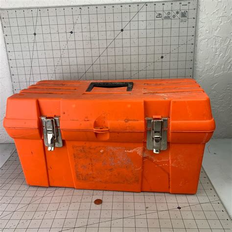 #458 Orange Tool Box | EstateSales.org