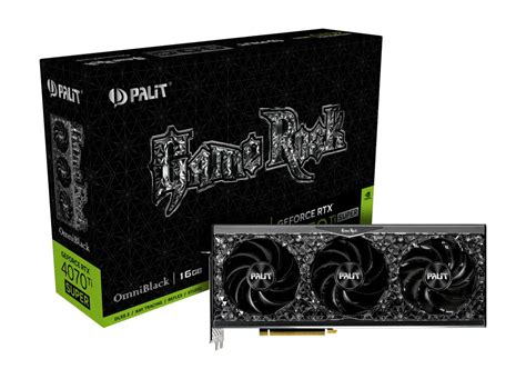 Palit Introduces Geforce Rtx Ti Super Gamerock Omniblack Graphics Card