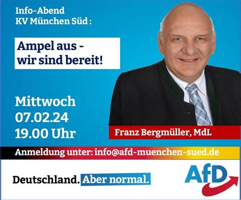 Einladung Ampel aus wir sind bereit Franz Bergmüller MdL