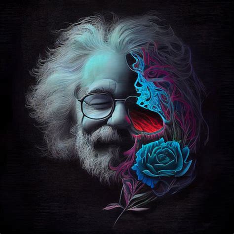 Jerry Garcia Portrait the Dead & Co. 2023 Ultra-rare Digital - Etsy