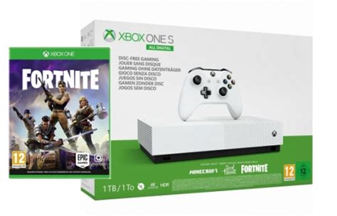 Xbox One S 1tb All Digital Console And Fortnite Gamestock