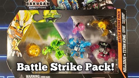 Bakugan Platinum Aquos Nillious And Darkus Titan King Battle Strike