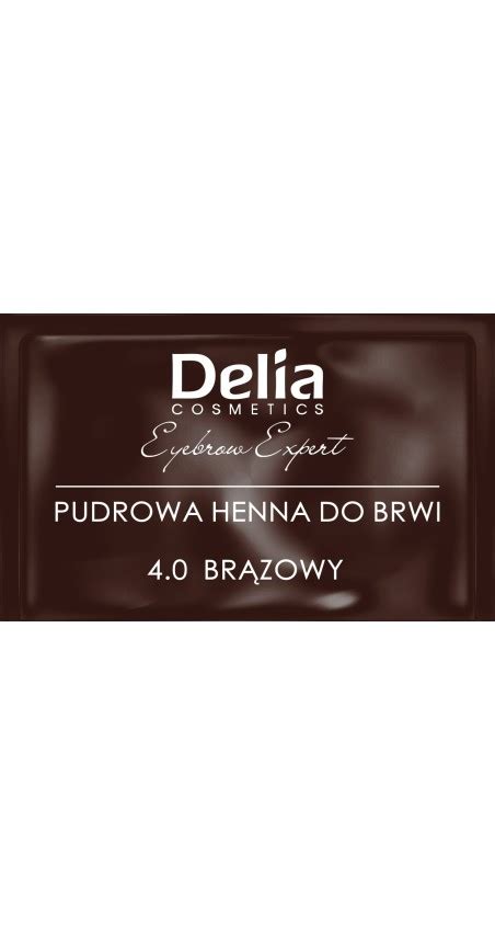 Henna Do Brwi Henna Henna Delia Eyebrow Expert Polska Henna