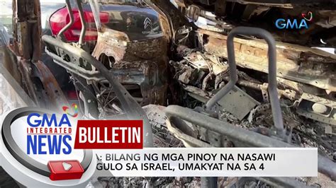 DFA Bilang Ng Mga Pinoy Na Nasawi Sa Gulo Sa Israel Umakyat Na Sa 4