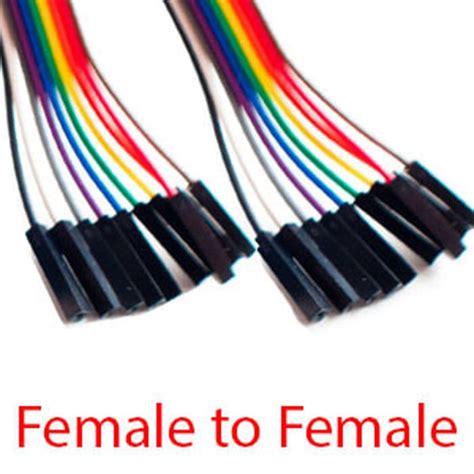 Jual Kabel Jumper Dupont Pelangi 20cm Male Female Header Cable Jumper