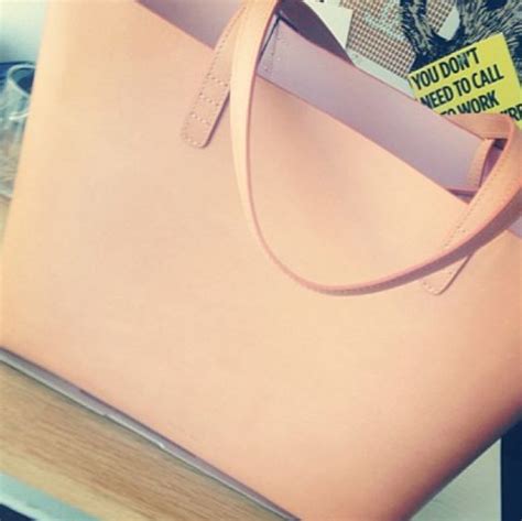 Lauren Sherman Editor Of Fashionista Mansur Gavriel Large Tote In