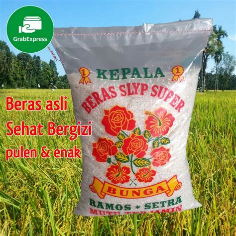 Jual Beras Slyp Super Kembang Kg Pulen Shopee Indonesia