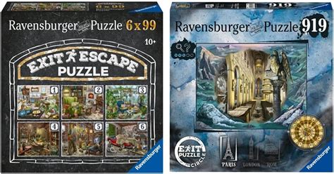 Ravensburger Puzzle 80575 80575 Das Geisterhafte Gutshaus 6x 99 Teile