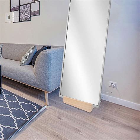 Full Length Mirror Base Floor Mirror Base Wooden Mirror Holder Full