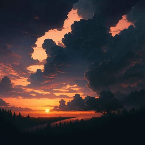 A sunset with clouds by Jafor-Ahmad on DeviantArt