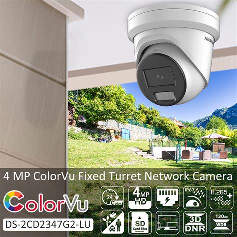 Hikvision Colorvu Camera Mp Acusense Led Ds Cd G Lu Diiiz