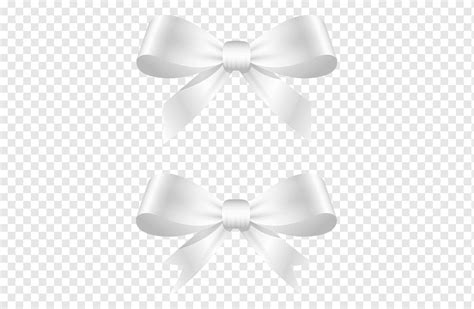 White Bow White Bow Ribbon Png PNGWing