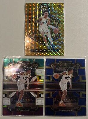 Keyonte George Rookie Card Lot 3 Cards Utah Jazz RC Panini Select