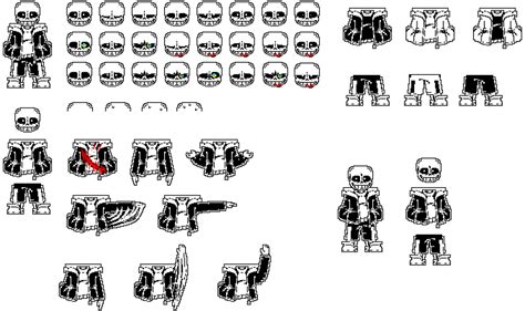 Undertale - Sans Sprite Sheet by HazeSans759 on DeviantArt