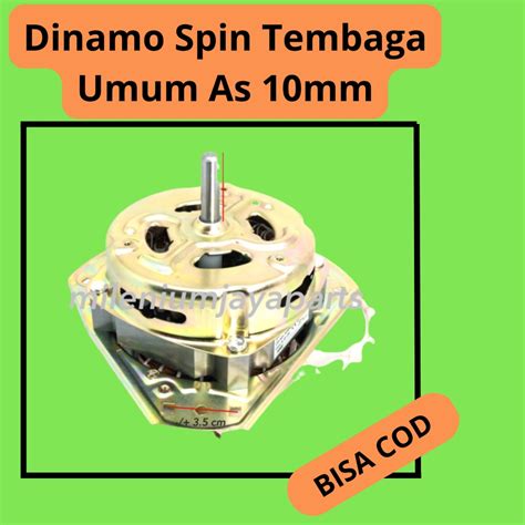 Jual Dinamo Mesin Cuci Pengering Tembaga Motor Spin Kaki Sanyo Aqua