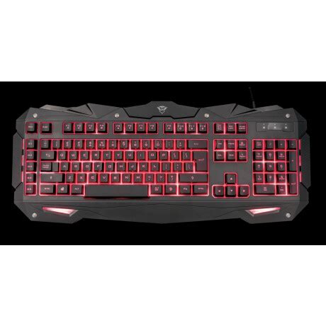 Teclado Trust Gxt 840 Myra Gaming Retroiluminado 3 Colores Lemau