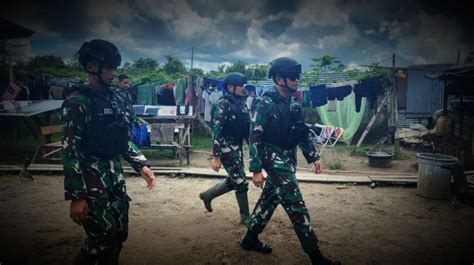 Komandan Raider Modang Tni Berhasil Mendarat Di Distrik Mati Paling