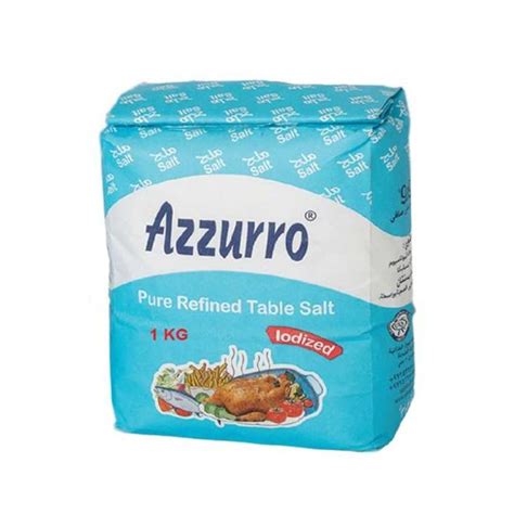 Azzurro Pure Refined Iodized Salt 1kg Online Falcon Fresh Online