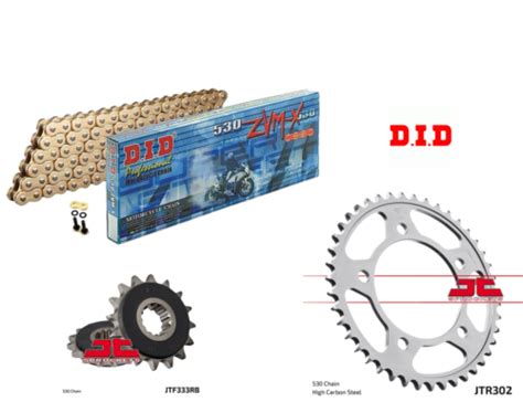 Honda CBF1000 DID Gold ZVMX Ring Chain And JT Quiet Sprocket Kit 2006