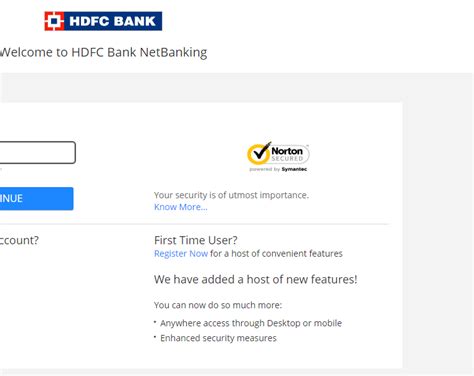 Hdfc Internet Banking Login Registration Reset Password