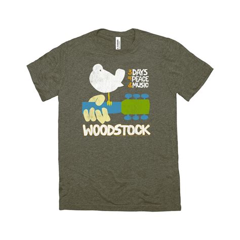 Woodstock Triblend T Shirt 3 Days Of Peace And Music Woodstock Shirt