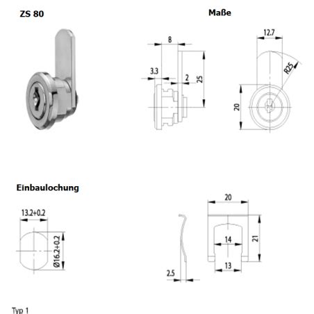 Burg W Chter Universalzylinder Zs Zs Ausf Hrung