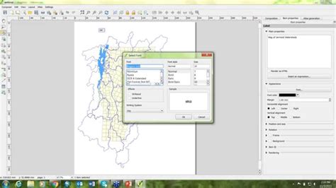 QGIS Map Layout