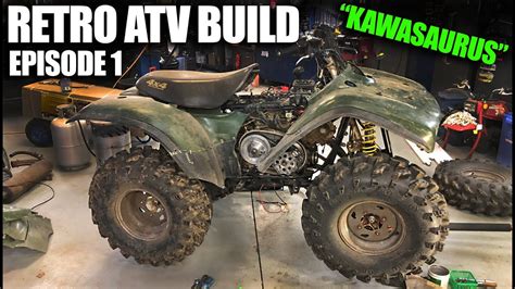 Project Kawasaurus Retro ATV Build The Game Plan Episode 01